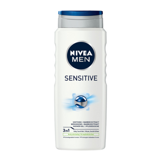 Nivea Men, żel pod prysznic 3w1 do twarzy, ciała i włosów, Sensitive, 500 ml - zdjęcie produktu