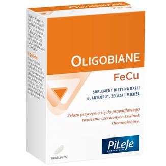 Oligobiane FeCu, 90 kapsułek KRÓTKA DATA - zdjęcie produktu
