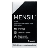 Mensil 25 mg, 4 tabletki do żucia - miniaturka zdjęcia produktu