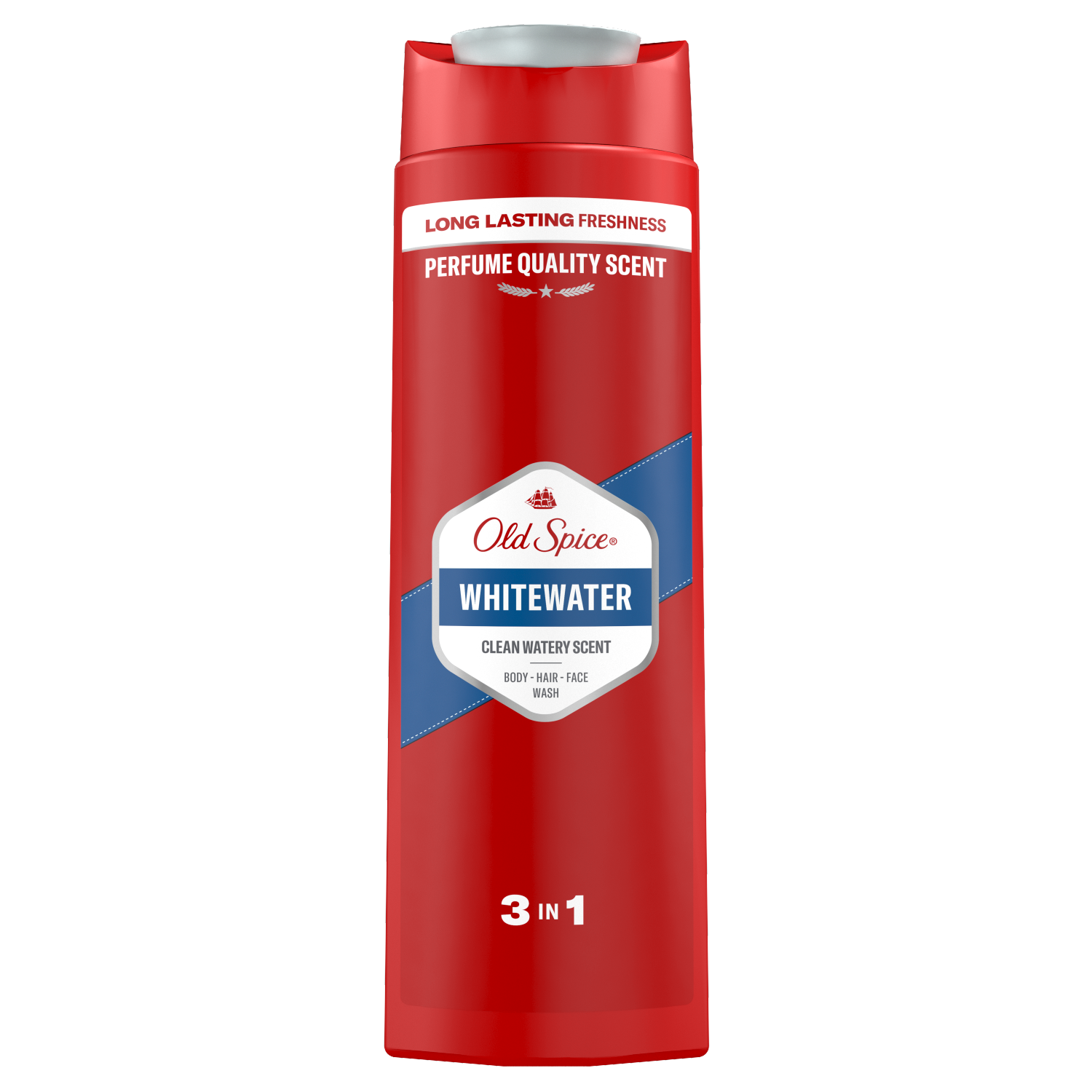 Old Spice Old Spice Whitewater, Duschgel 3w1, für den Körper, Haar und Gesicht, 400 ml — Inhaltsstoffe und Bewertung