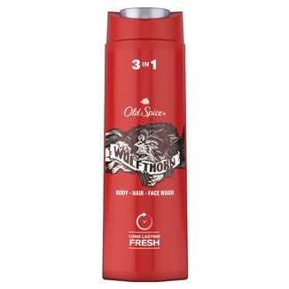 Old Spice, żel pod prysznic 3w1, do ciała, włosów i twarzy, Wolfthorn, 400 ml - zdjęcie produktu