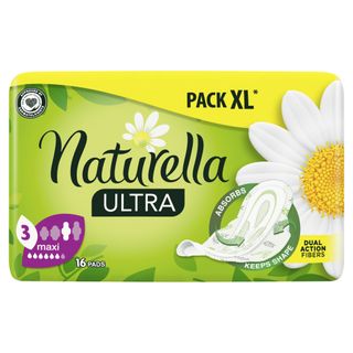 Naturella Ultra, podpaski ze skrzydełkami, rumianek, Maxi, 16 sztuk - miniaturka 2 zdjęcia produktu