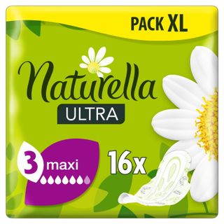 Naturella Ultra, podpaski ze skrzydełkami, rumianek, Maxi, 16 sztuk - miniaturka  zdjęcia produktu