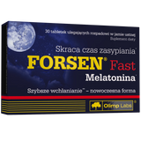 Olimp Forsen Fast Melatonina, 30 tabletek - miniaturka zdjęcia produktu
