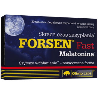 Olimp Forsen Fast Melatonina, 30 tabletek - zdjęcie produktu