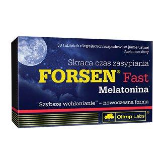 Olimp Forsen Fast Melatonina, 30 tabletek - zdjęcie produktu