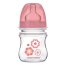 Canpol Babies EasyStart Newborn Baby, butelka antykolkowa, szerokootworowa, Kwiatki, 0-3 miesiące, 120 ml - miniaturka  zdjęcia produktu