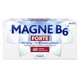 Magne B6 Forte 100 mg + 10 mg, 60 tabletek powlekanych - miniaturka zdjęcia produktu