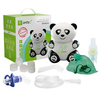 Intec, inhalator kompresorowo-tłokowy, Panda + opaska odblaskowa gratis - zdjęcie produktu