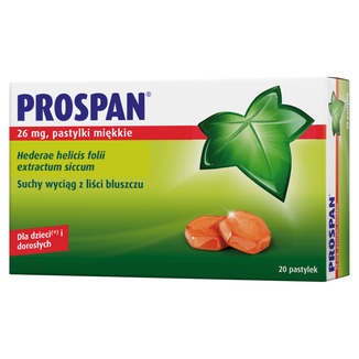 Prospan 26 mg, 20 pastylek miękkich - zdjęcie produktu