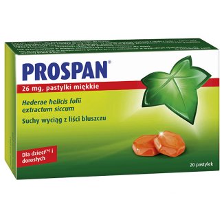 Prospan 26 mg, 20 pastylek miękkich - zdjęcie produktu