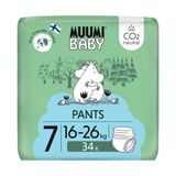 Muumi Baby, pieluchomajtki, rozmiar 7, 16-26 kg, 34 sztuki USZKODZONE OPAKOWANIE - miniaturka zdjęcia produktu