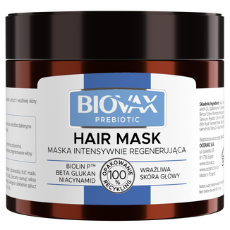 Biovax Prebiotic, maska intensywnie regenerująca, 250 ml - zdjęcie produktu