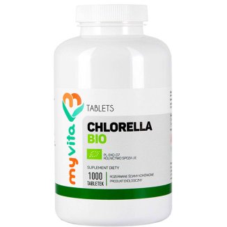 MyVita Chlorella Bio, 1000 tabletek - zdjęcie produktu