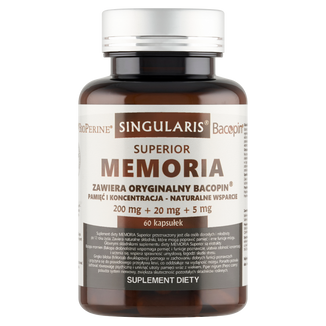 Singularis Superior Memoria, 60 kapsułek Singularis Superior Memoria, 60 kapsułek - zdjęcie produktu