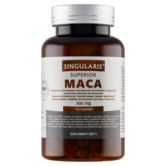 Singularis Superior Maca 500 mg, 120 kapsułek - zdjęcie produktu