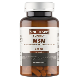 Singularis Superior, MSM 500 mg, 120 kapsułek - zdjęcie produktu