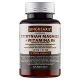 Singularis Superior Cytrynian magnezu + witamina B6, 60 tabletek - miniaturka zdjęcia produktu