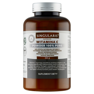 Singularis Superior Witamina C Powder 100% Pure, 500 g - zdjęcie produktu