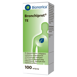 Bronchipret TE 15 g + 1,5 g, syrop, 100 ml - zdjęcie produktu