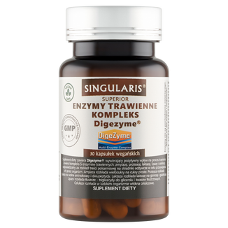 Singularis Superior Enzymy trawienne, kompleks Digezyme, 30 kapsułek - zdjęcie produktu