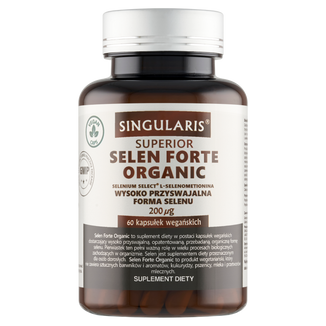Singularis Superior, Selen Forte Organic, 60 kapsułek - zdjęcie produktu
