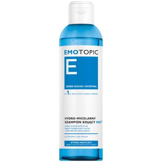 Emotopic, hydro-micelarny szampon kojący med+ od 1 dnia życia, skóra sucha i atopowa,250 ml USZKODZONE OPAKOWANIE - zdjęcie produktu