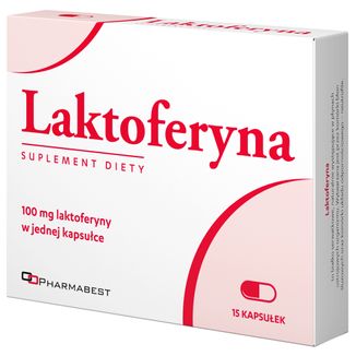 Pharmabest Laktoferyna, 15 kapsułek - zdjęcie produktu