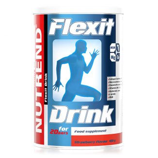 Nutrend, Flexit Drink, smak truskawkowy, 400 g - zdjęcie produktu