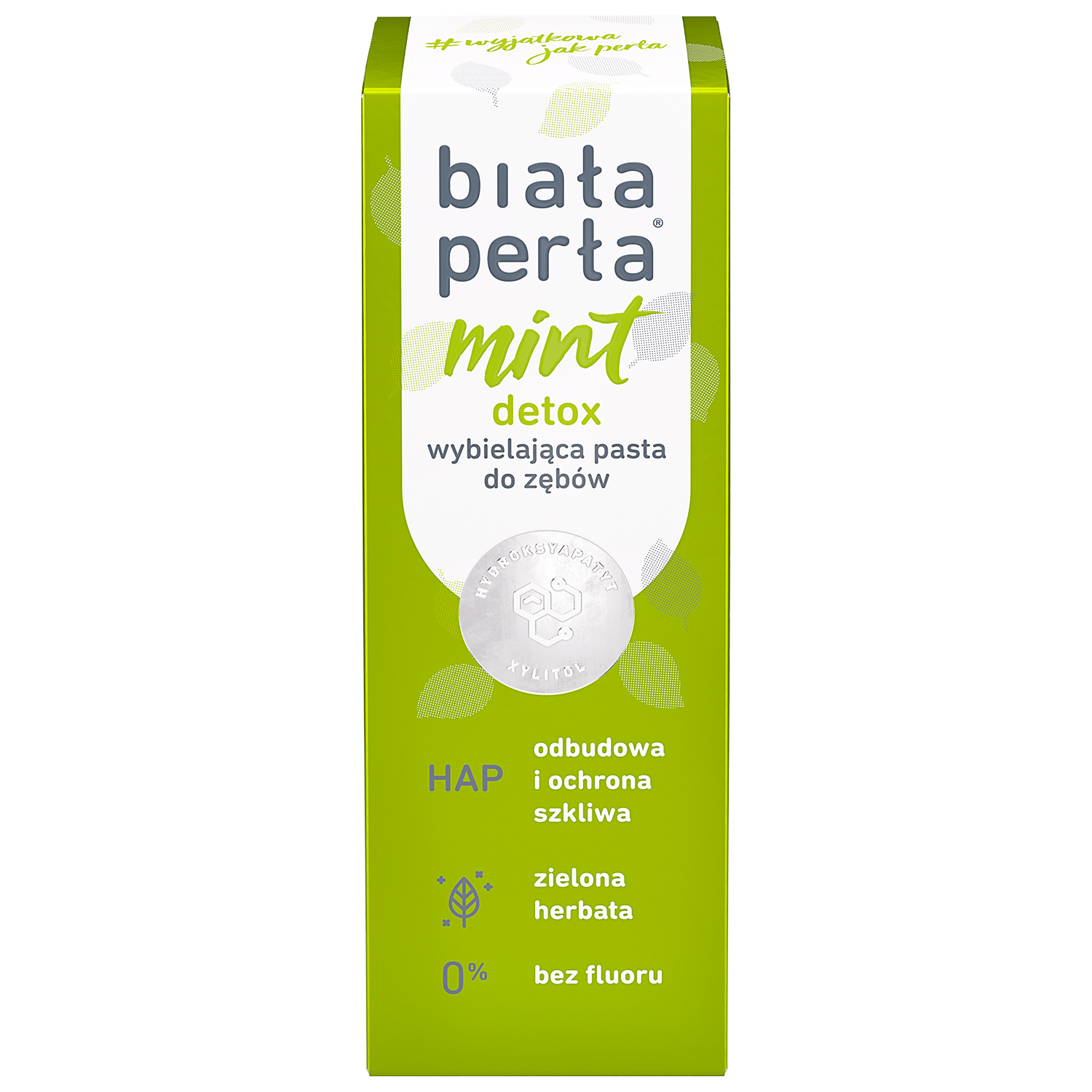 Biała Perła Biała Perła Natural & White, aufhellend Zahnpasta, Mint Detox, 75 ml — Inhaltsstoffe und Bewertung