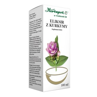 Herbapol Eliksir z Kurkumy, płyn, 100 ml - zdjęcie produktu
