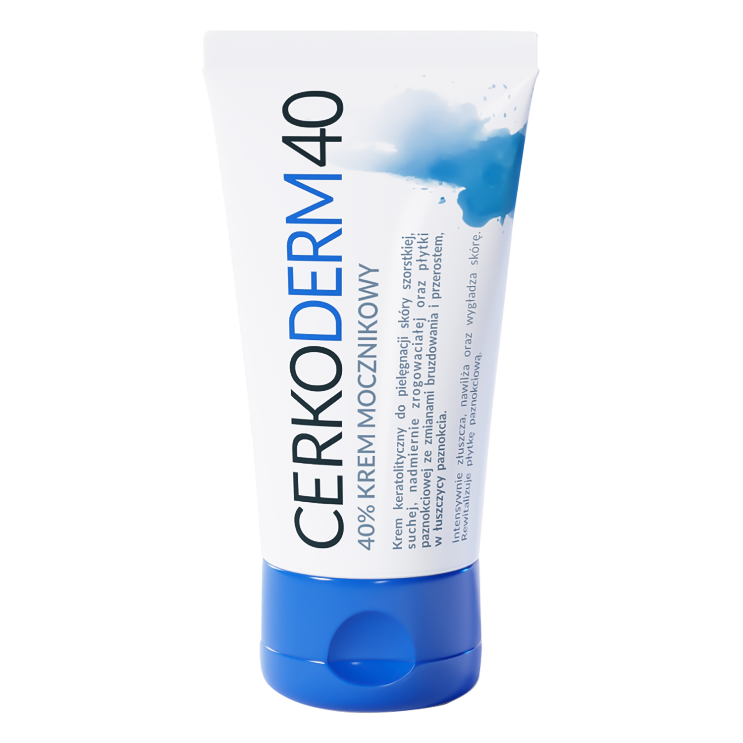 Nieznana Cerkoderm 40, 40% krem mocznikowy, skóra sucha, zrogowaciała, 50 ml — Inhaltsstoffe und Bewertung