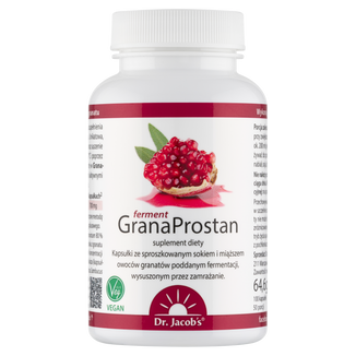 Dr. Jacob's GranaProstan Ferment, 100 kapsułek Dr. Jacob's GranaProstan Ferment, 100 kapsułek - zdjęcie produktu