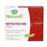 Naturell Metylo-B12 500, 60 tabletek USZKODZONE OPAKOWANIE - miniaturka zdjęcia produktu