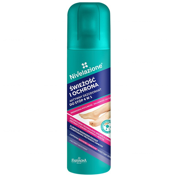 Nivelazione Farmona Nivelazione, aktiv Deodorant für die Füße 4w1, 180 ml — Inhaltsstoffe und Bewertung