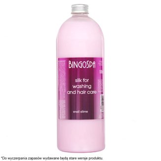 Bingospa, jedwab do mycia i pielęgnacji włosów ze śluzem ślimaka, 1000 ml - zdjęcie produktu