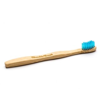 Humble Brush Kids Ultra Soft, szczoteczka do zębów dla dzieci, bambusowa, niebieska, 1 sztuka - zdjęcie produktu