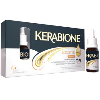 Kerabione Booster Oils, wzmacniające serum do włosów ze skłonnością do wypadania, 4 x 20 ml - zdjęcie produktu