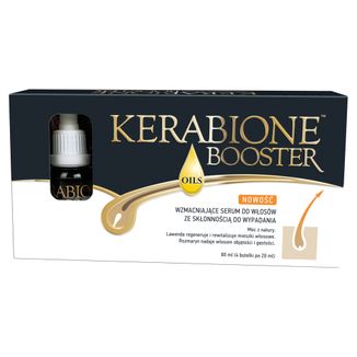 Kerabione Booster, wzmacniające serum do włosów ze skłonnością do wypadania, 4 x 20 ml - zdjęcie produktu
