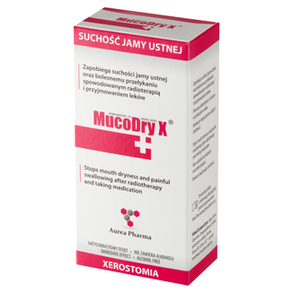 MucoDry X, spray na suchość jamy ustnej, 20 ml - zdjęcie produktu