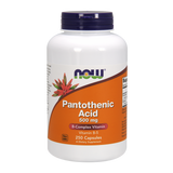 Now Foods Pantothenic Acid, kwas pantotenowy 500 mg, 250 kapsułek wegetariańskich - miniaturka zdjęcia produktu