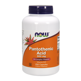 Now Foods Pantothenic Acid, kwas pantotenowy 500 mg, 250 kapsułek wegetariańskich - zdjęcie produktu