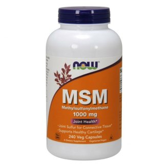 Now Foods MSM 1000 mg, metylosulfonylometan, 240 kapsułek - zdjęcie produktu