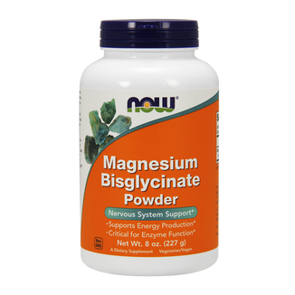 Now Foods Magnesium Bisglycinate Powder, magnez 250 mg, 227 g - zdjęcie produktu