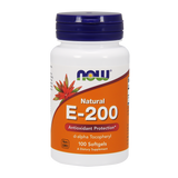 Now Foods Natural E-200, witamina E, 100 kapsułek żelowych - miniaturka zdjęcia produktu