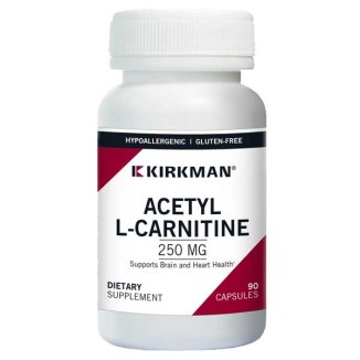 Kirkman, Acetyl L-Carnitine 250 mg, 90 kapsułek - zdjęcie produktu