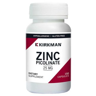 Kirkman Zinc Picolinate, cynk 25 mg, 150 kapsułek - zdjęcie produktu
