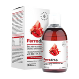 Aura Herbals Ferradrop, żelazo + kwas foliowy + witaminy B6, B12 i C, 500 ml USZKODZONE OPAKOWANIE - miniaturka zdjęcia produktu