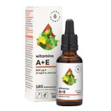 Aura Herbals Witamina A + E, krople, 30 ml USZKODZONE OPAKOWANIE - miniaturka zdjęcia produktu