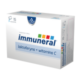 Immuneral laktoferyna + witamina C, 1 g x 15 saszetek USZKODZONE OPAKOWANIE - miniaturka zdjęcia produktu
